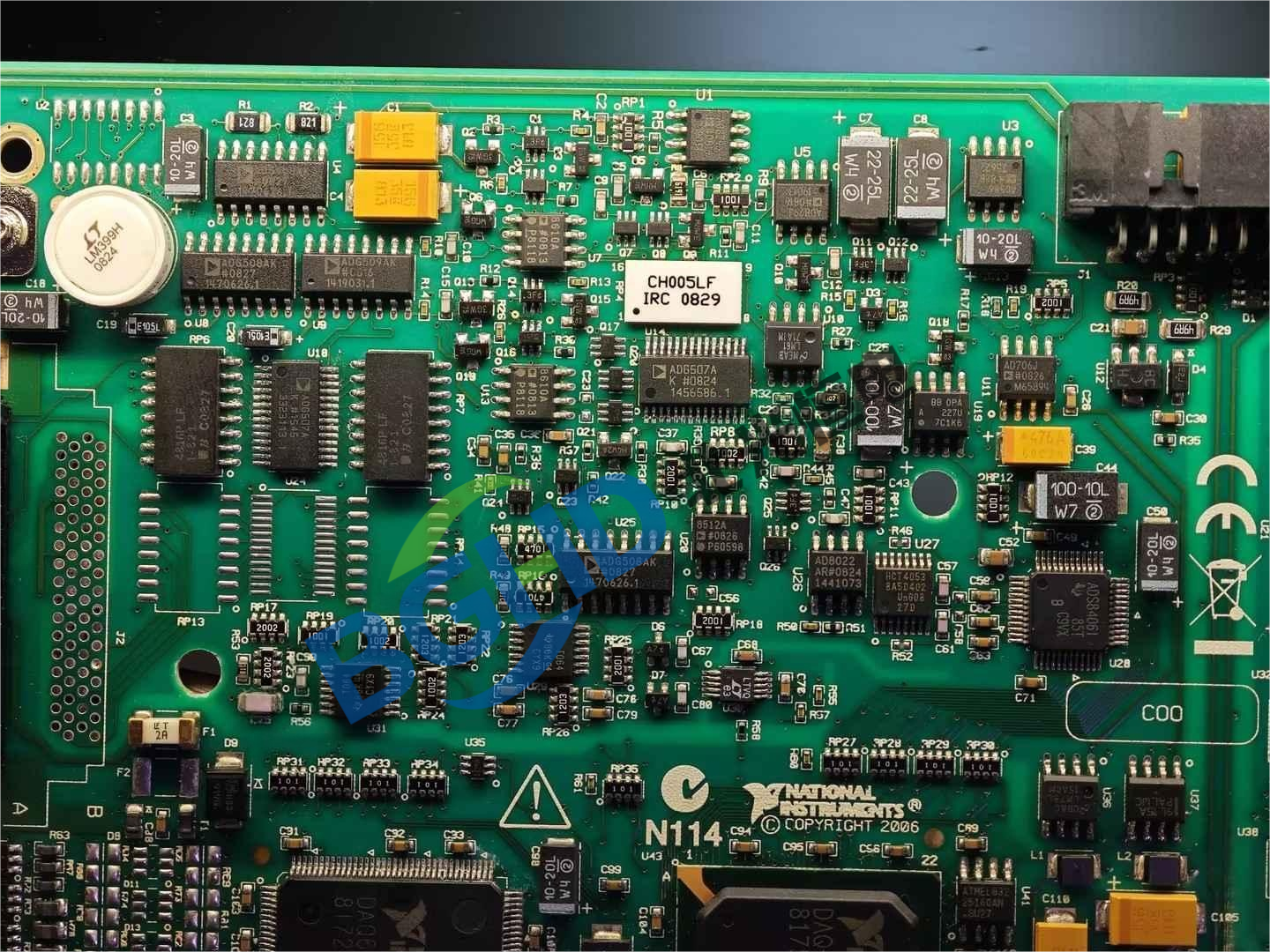  NI 多功能数据采集卡模拟通道有偏置 维修案例