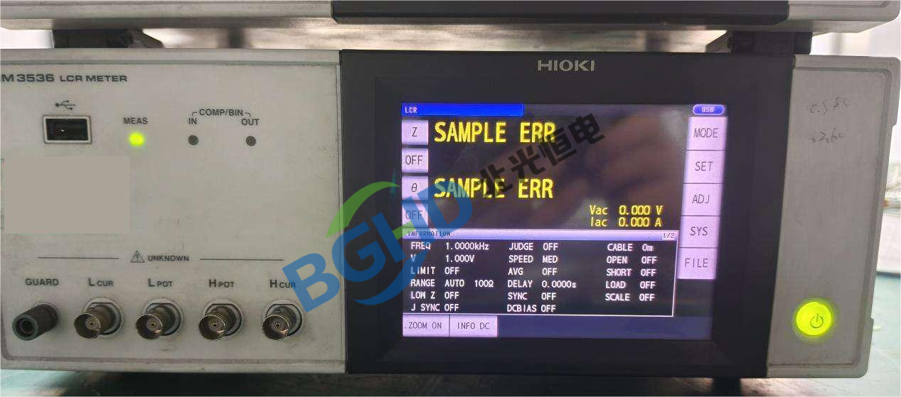 HIOKI日置LCR测试仪维修案例
