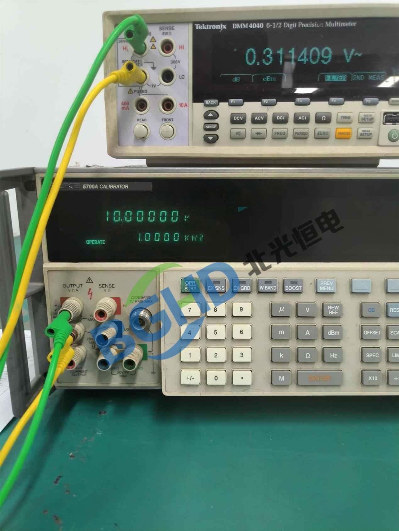 Tektronix泰克台式数字万用表开机报错维修案例