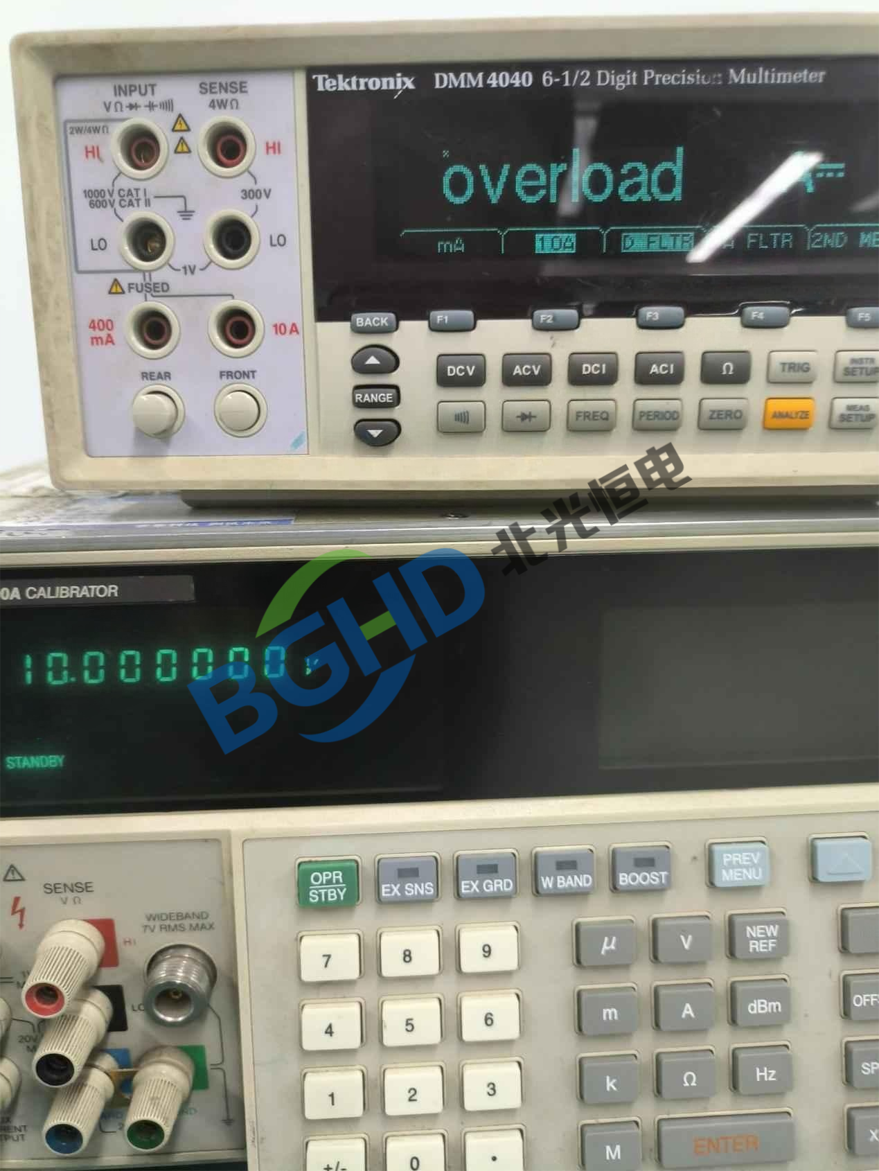 Tektronix泰克台式数字万用表开机报错维修案例