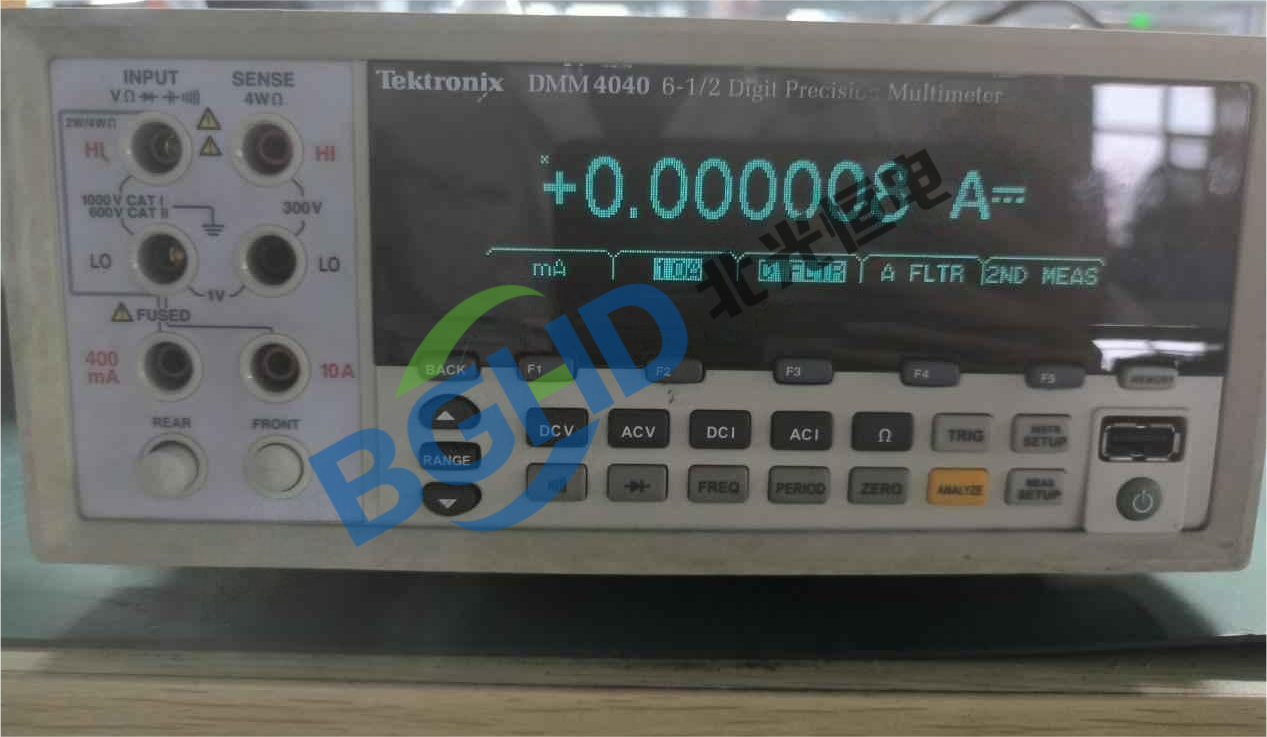 Tektronix泰克台式数字万用表开机报错维修案例