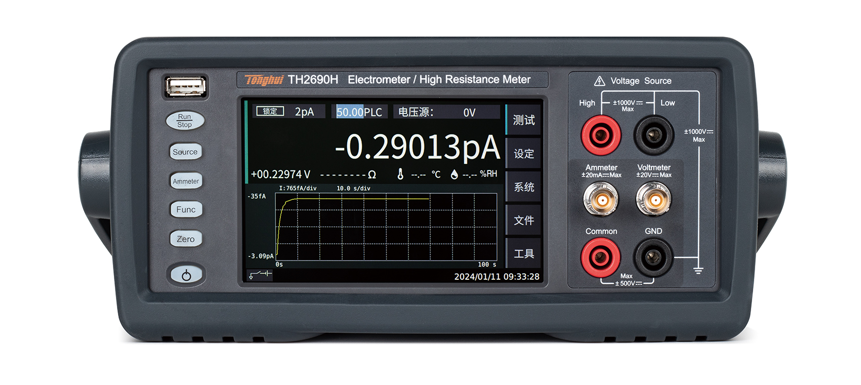 (Tonghui)同惠TH2690高阻计/静电计维修
