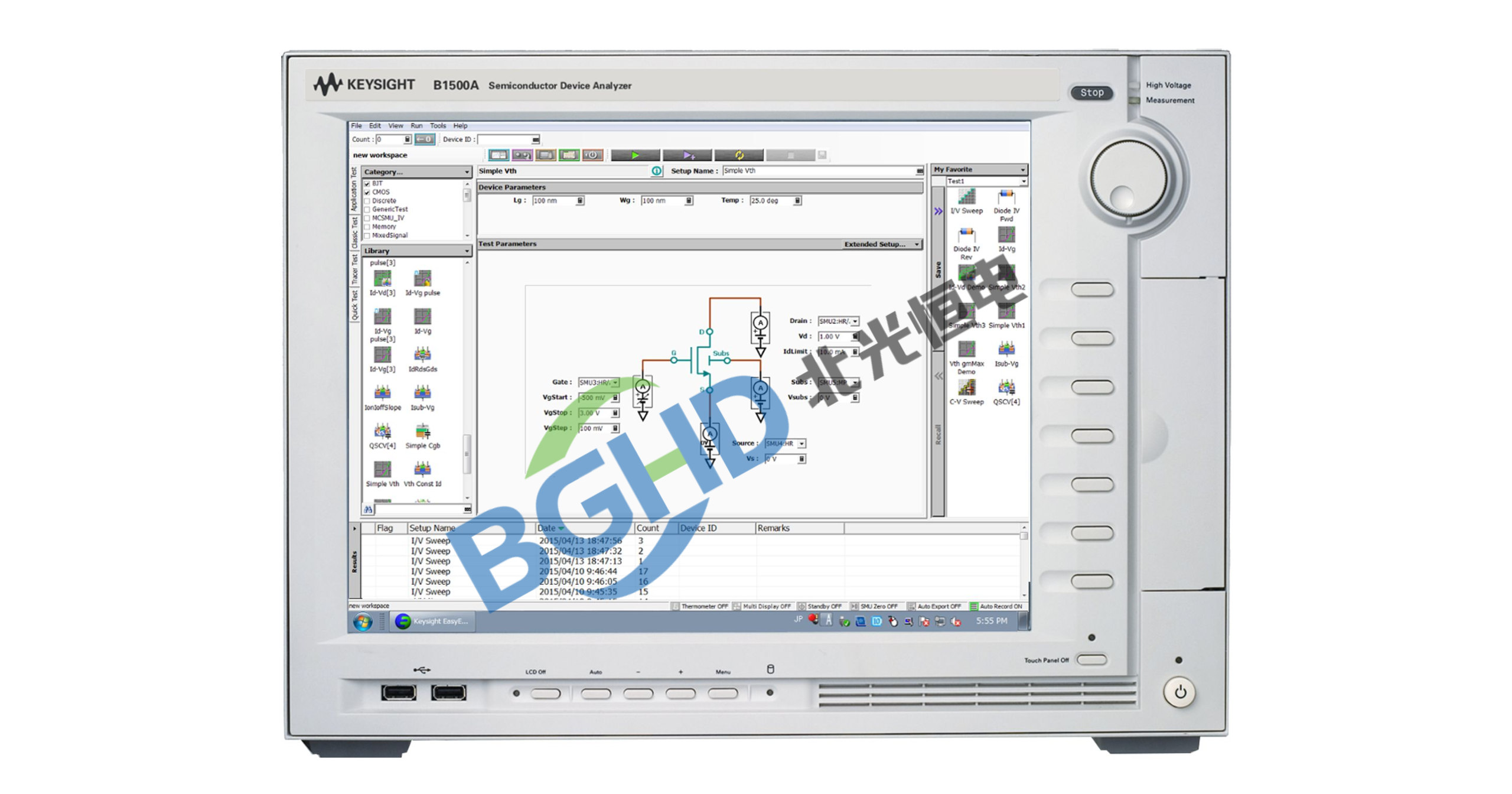 (Keysight)是德B1500A半导体器件参数分析仪维修
