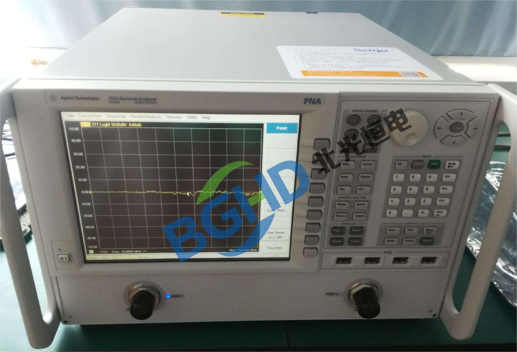 安捷伦Agilent N5222A PNA-X系列微波网络分析仪维修案例