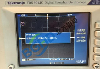 泰克 TDS3012C 示波器:无法请求到IP地址维修案例
