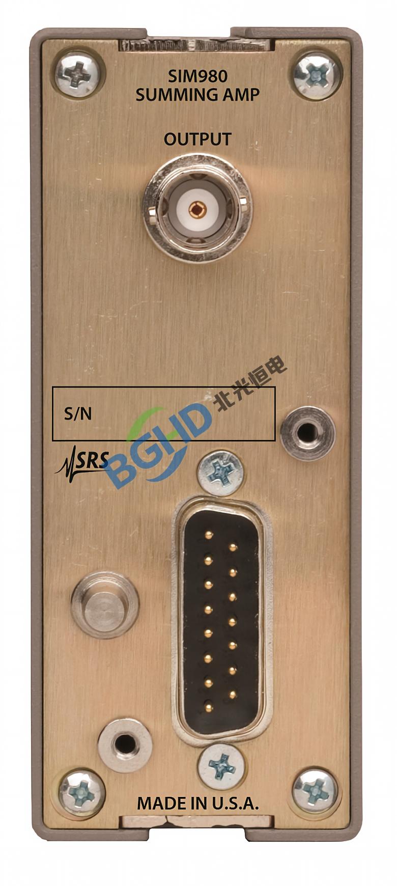 (SSR)斯坦福SIM980四通道求和放大器维修