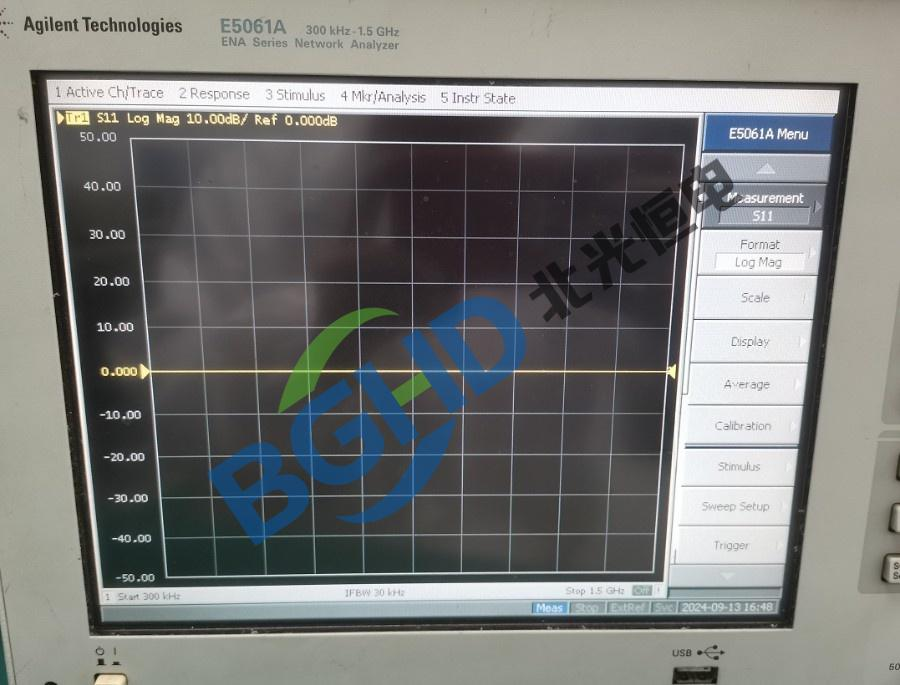 安捷伦E5061A矢量网络分析仪不能扫描故障维修案例
